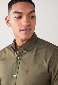 Next LONG SLEEVE OXFORD - Hemd - Green | Herren -Next Verkäufe 2022 ecb7c2795a4a43c88ec2bb5aff6d7650