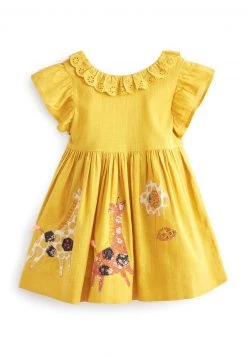 Next CHARACTER APPLIQUE - Freizeitkleid - Ochre Yellow Giraffe | Kinder -Next Verkäufe 2022 ece99e5aedbf478ca1bcf518f0e3eeb4