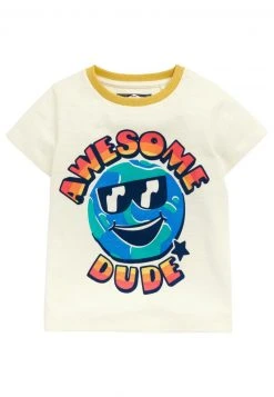 Next Kinder SHORT SLEEVE CHARACTER - T-Shirt Print - Off White