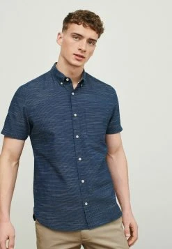 Next SHORT SLEEVE TEXTURED - Hemd - Navy Blue | Herren