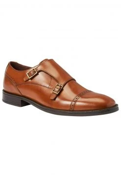 Next Herren SIGNATURE DOUBLE MONK STRAP - Business-Slipper - Tan