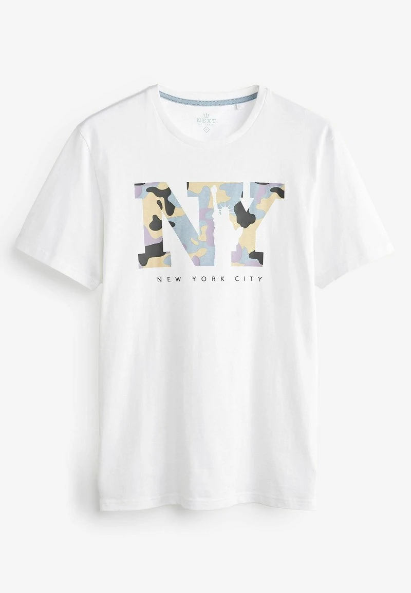 Next Herren GRAPHIC - T-Shirt Print - White 5 Next Herren GRAPHIC - T-Shirt Print - White – Bild 5