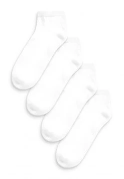 Next Damen CUSHION SOLE TRAINER 4 PACK - Socken - White
