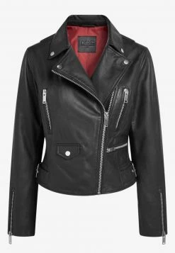 Next Damen Lederjacke - Black -Next Verkäufe 2022 eee049adb63a4a96b6eac775ac924bb0