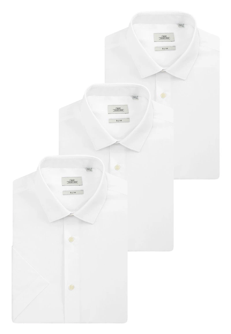 Next Herren 3 PACK - Hemd - White 4 Next Herren 3 PACK - Hemd - White – Bild 4