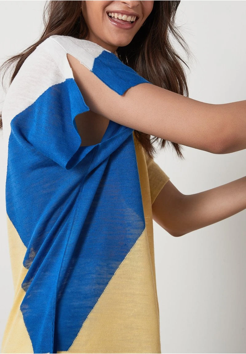 Next Damen T-Shirt Print - Blue/yellow 3 Next Damen T-Shirt Print - Blue/yellow – Bild 3