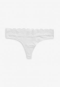 Next Damen 4 PACK - String - White -Next Verkäufe 2022 efb442ccf4c24dbba53ab4d7e23649cb