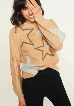 Next Damen FUN STAR - Strickpullover - Camel -Next Verkäufe 2022 efd7b9516102428f8bc93620aafb9238