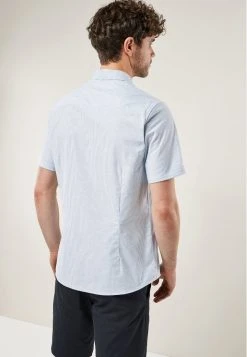 Next Herren SHORT SLEEVE STRIPE OXFORD - Hemd - Blue -Next Verkäufe 2022 f01fb1725b7d4035bc351caefc4eb7c0