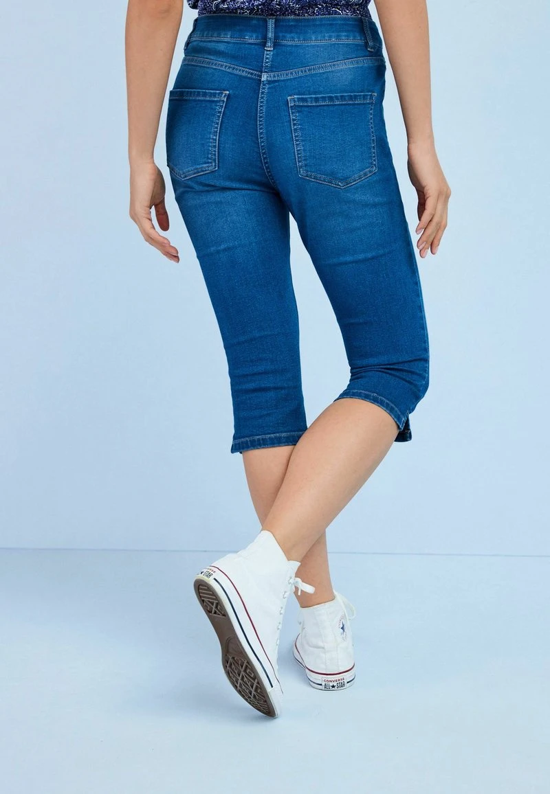 Next Damen PEDAL PUSHER - Jeans Shorts - Dark Blue 3 Next Damen PEDAL PUSHER - Jeans Shorts - Dark Blue – Bild 3