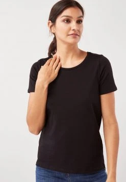 Next T-Shirt Basic - Black | Damen