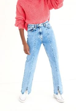 Next Damen Jeans Straight Leg - Blue
