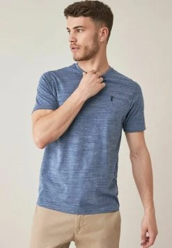 Next T-Shirt Print - Blue Marl | Herren
