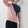 Next Herren BLOCK - T-Shirt Print - Pink Navy Blue Stag