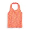 Next Kinder RIB HALTER-NECK - Top - Orange Space Dye