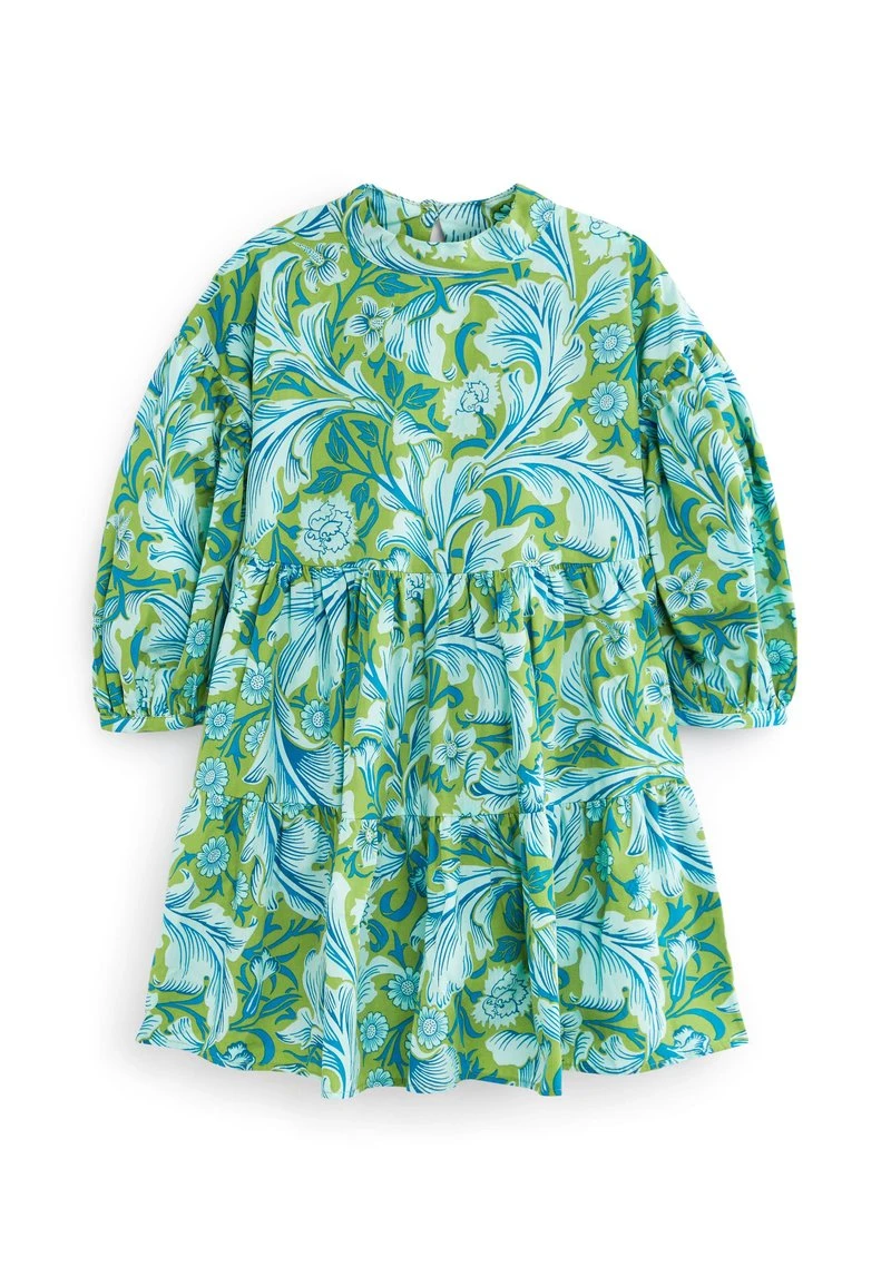 Next Kinder TIERED - Freizeitkleid - Green 1 Next Kinder TIERED - Freizeitkleid - Green