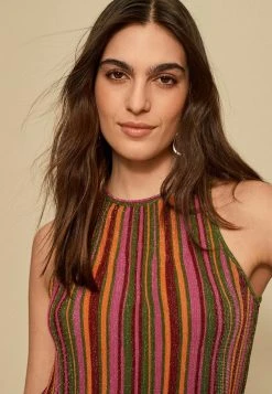 Next Damen LUREX SLEEVELESS - Top - Multi Stripe -Next Verkäufe 2022 f2583a38cdc740e197e026e16166c9ef