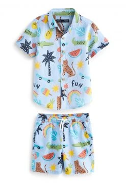 Next Kinder SET (3MTHS-7YRS) - Jogginghose - Blue Fun Print -Next Verkäufe 2022 f2a1a991e66d4195a7ad9de1f9f20468