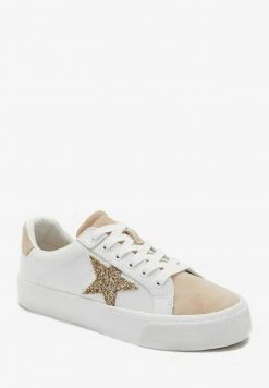 Next SIGNATURE CHUNKY STAR - Sneaker Low - White With Gold | Damen -Next Verkäufe 2022 f2a3d63f4f6743f8952577a66312c8ea