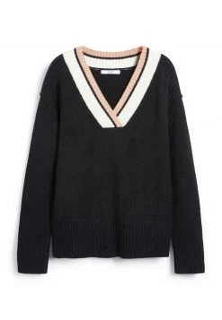 Next Damen V-NECK - Strickpullover - Camel