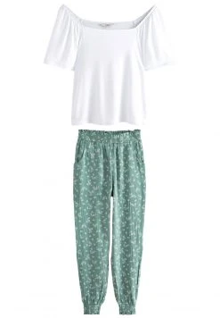 Next SET - Nachtwäsche Set - White Blue Floral | Damen