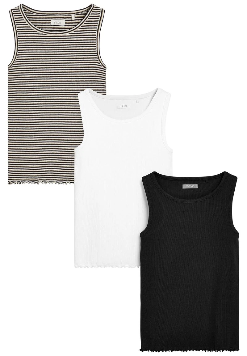 Next Kinder 3 PACK - Top - Black White 1 Next Kinder 3 PACK - Top - Black White