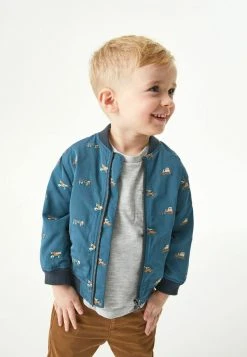 Next Kinder HARRINGTON - Bomberjacke - Blue Embroidered