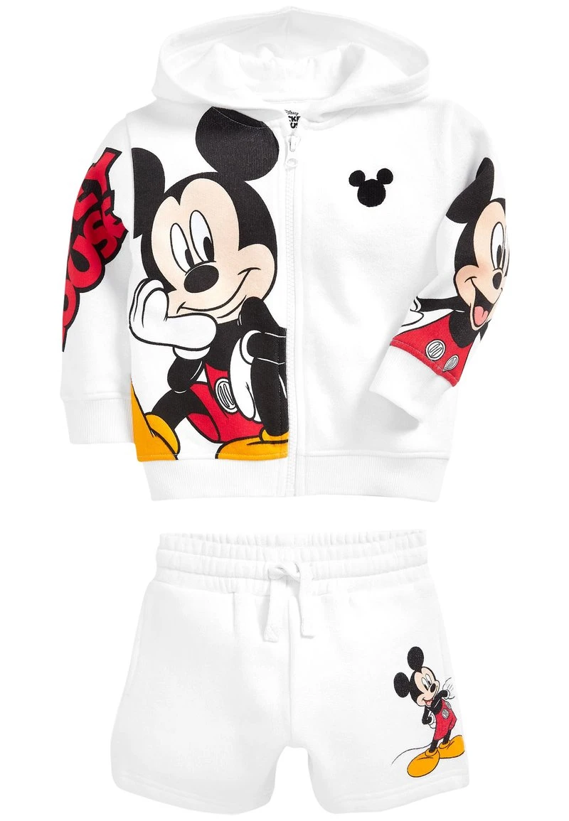 Next Kinder MICKEY MOUSE - Sweatjacke - White 1 Next Kinder MICKEY MOUSE - Sweatjacke - White
