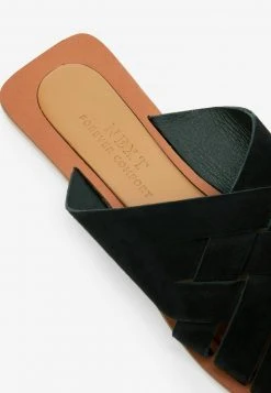 Next Damen Pantolette Flach - Black -Next Verkäufe 2022 f45a4ff34fa34fa9a492ec4b79f5ca60