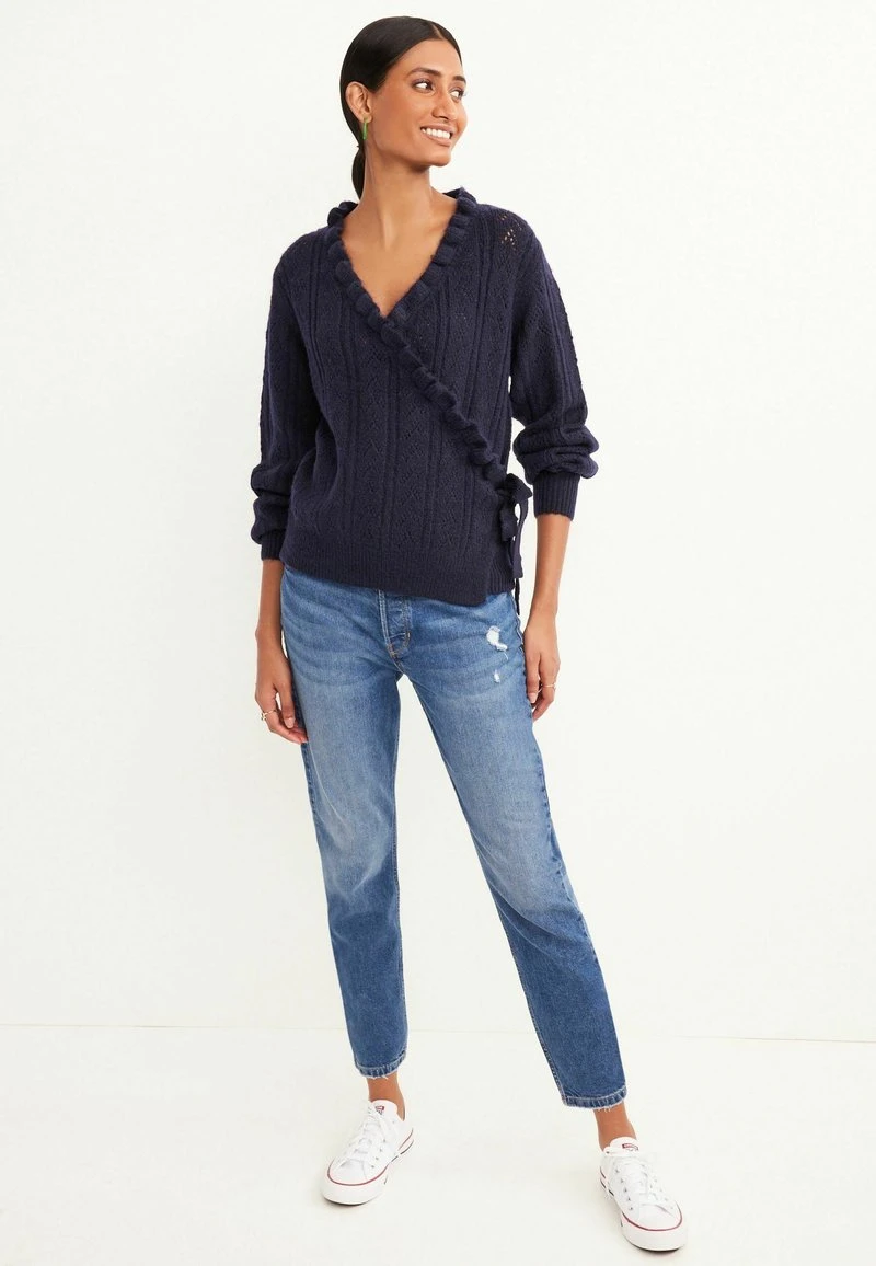 Next Damen Strickjacke - Navy Blue 1 Next Damen Strickjacke - Navy Blue