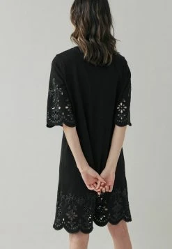 Next Damen PRINT CUT-OUT LONG SLEEVE - Freizeitkleid - Black -Next Verkäufe 2022 f4ebd1f58494465f967799280e13758c