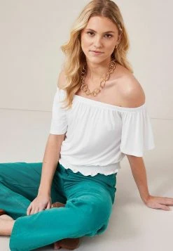 Next Damen BARDOT - T-Shirt Print - White Stitch -Next Verkäufe 2022 f4ef50e5d8d34b2784833d3a785b88ae