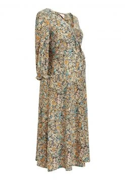 Next Damen MATERNITY LONG SLEEVE RUCHED FRONT - Freizeitkleid - Floral Print -Next Verkäufe 2022 f5068814fa434af48e95d5c6ab58d374