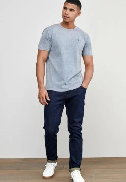 Next REGULAR FIT STAG - T-Shirt Basic - Grey Denim | Herren -Next Verkäufe 2022 f5411138fa884ded81e0752cb4b8ed2f