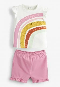 Next Kinder 2 PACK SET - Shorts - Pink And Green Rainbow -Next Verkäufe 2022 f5ecf54f513b4acf8b5ee9acf7ab6c1c