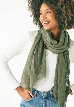 Next Damen Schal - Khaki Green