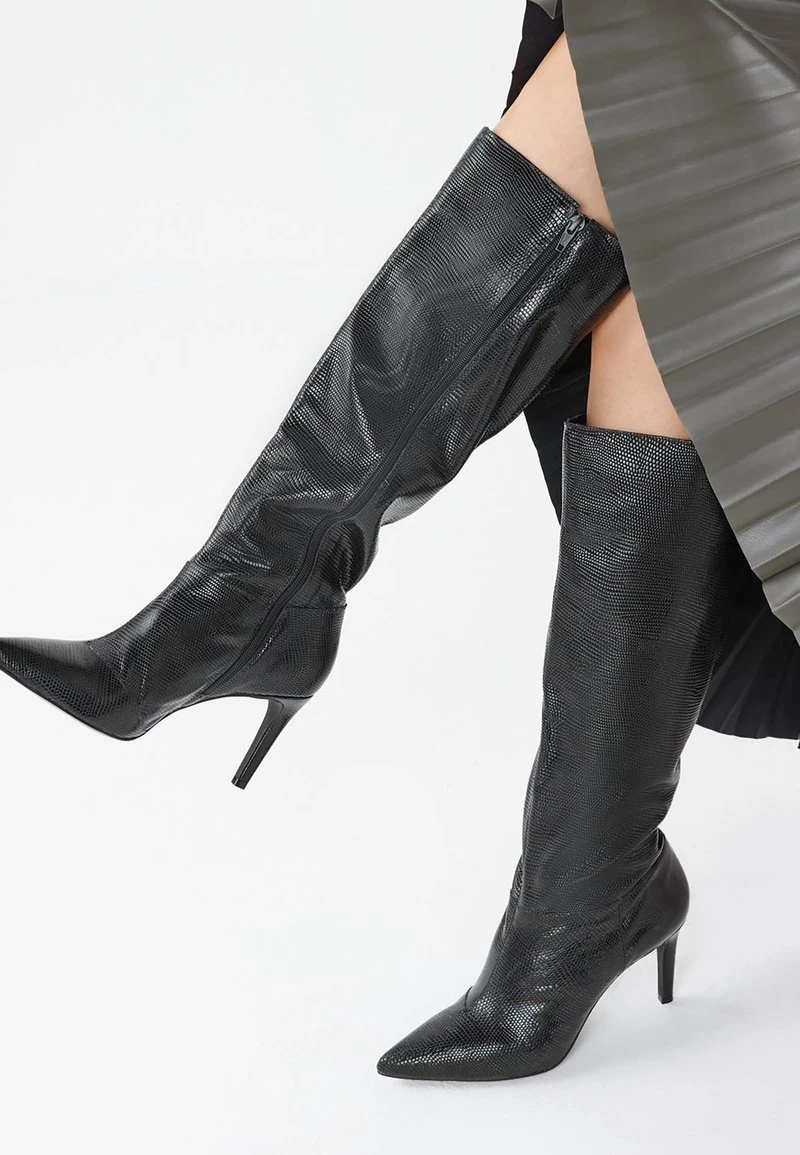 Next Damen SIGNATURE POINTED KNEE HIGH - Stiefel - Black 1 Next Damen SIGNATURE POINTED KNEE HIGH - Stiefel - Black