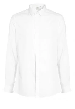 Next Herren TEXTURED CONCEALED PLACKET - Hemd - White