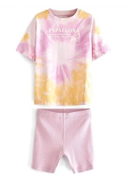 Next Kinder SET - Shorts - Pink Tie Dye
