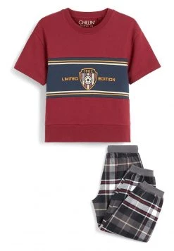 Next Kinder Nachtwäsche Set - Red/grey