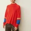 Next Damen HIGH NECK - Strickpullover - Red