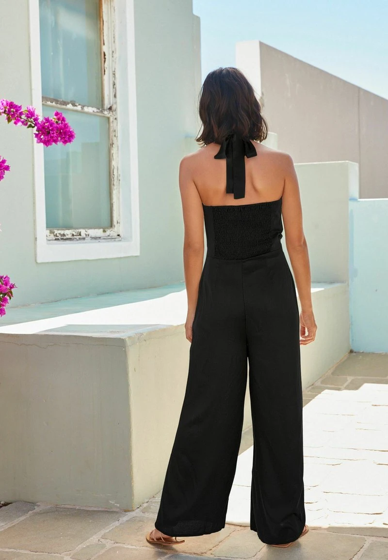 Next Damen HALTER NECK - Jumpsuit - Black 2 Next Damen HALTER NECK - Jumpsuit - Black – Bild 2