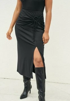 Next Damen A-Linien-Rock - Black