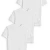 Next 3 PACK - T-Shirt Basic - White | Unisex