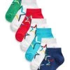 Next 7 PACK RICH TRAINER - Socken - White Blue Red Star | Kinder