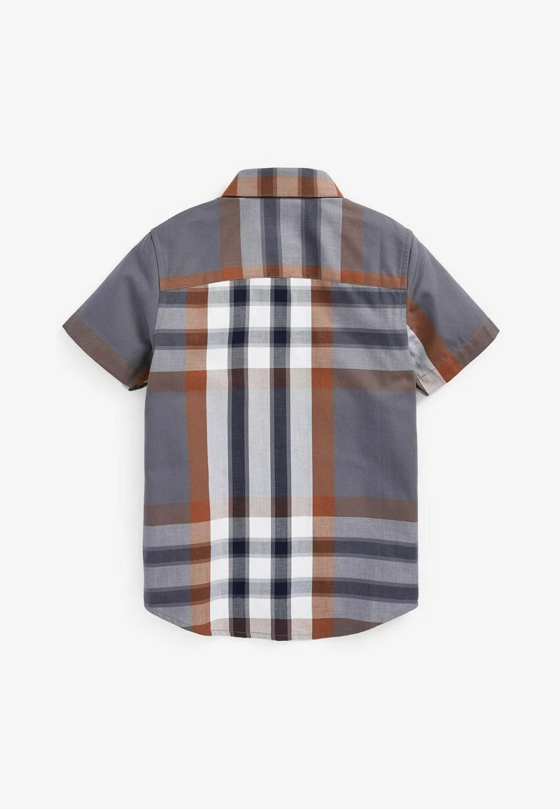 Next Kinder SHORT SLEEVE CHECK - Hemd - Grey 2 Next Kinder SHORT SLEEVE CHECK - Hemd - Grey – Bild 2