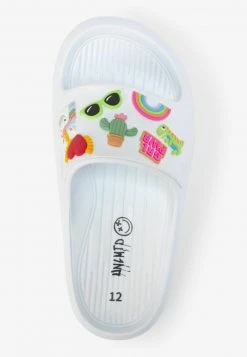 Next Kinder Badesandale - White Bright Fun Badge -Next Verkäufe 2022 fa5f469beeb5477e9d16790f8c98d198