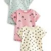 Next Kinder T-Shirt Print - Mint Green Pink And Cream