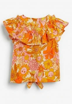 Next Kinder TIE FRONT FRILL - Bluse - Yellow -Next Verkäufe 2022 fb9ebc08b9114250aece1d1a27472ca0