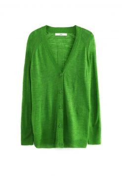 Next Damen LONGLINE - Strickjacke - Green -Next Verkäufe 2022 fbc26558b87c44b1873c53a9e3f3937c